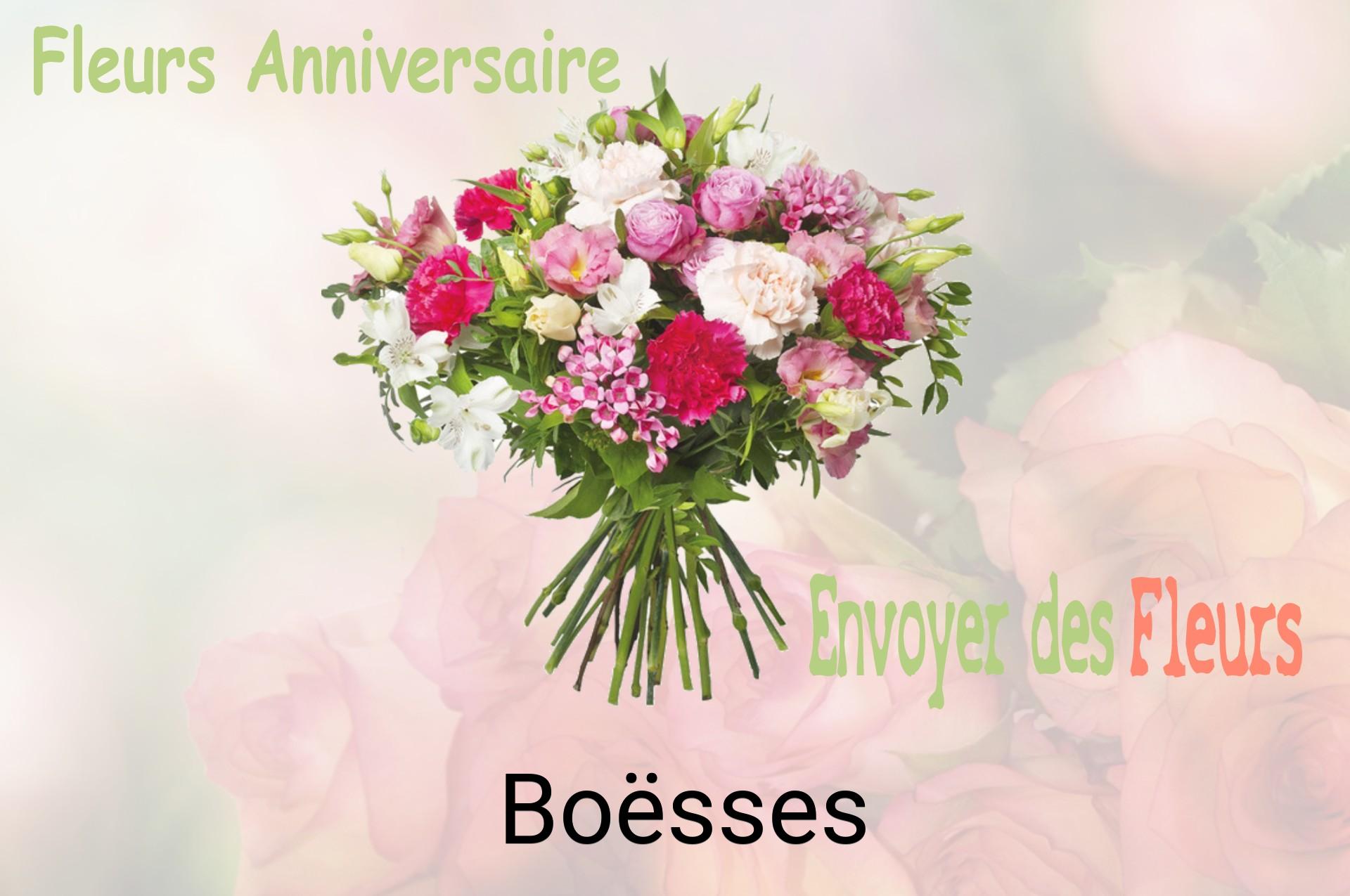 Bouquet de fleurs d’anniversaire livré à Boësses