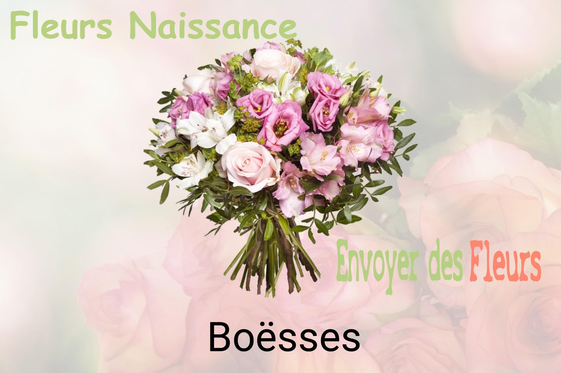Bouquet de fleurs de naissance livré à Boësses